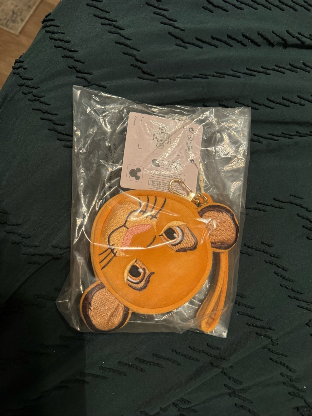 Disney Simba Coin Wristlet - New with Tags